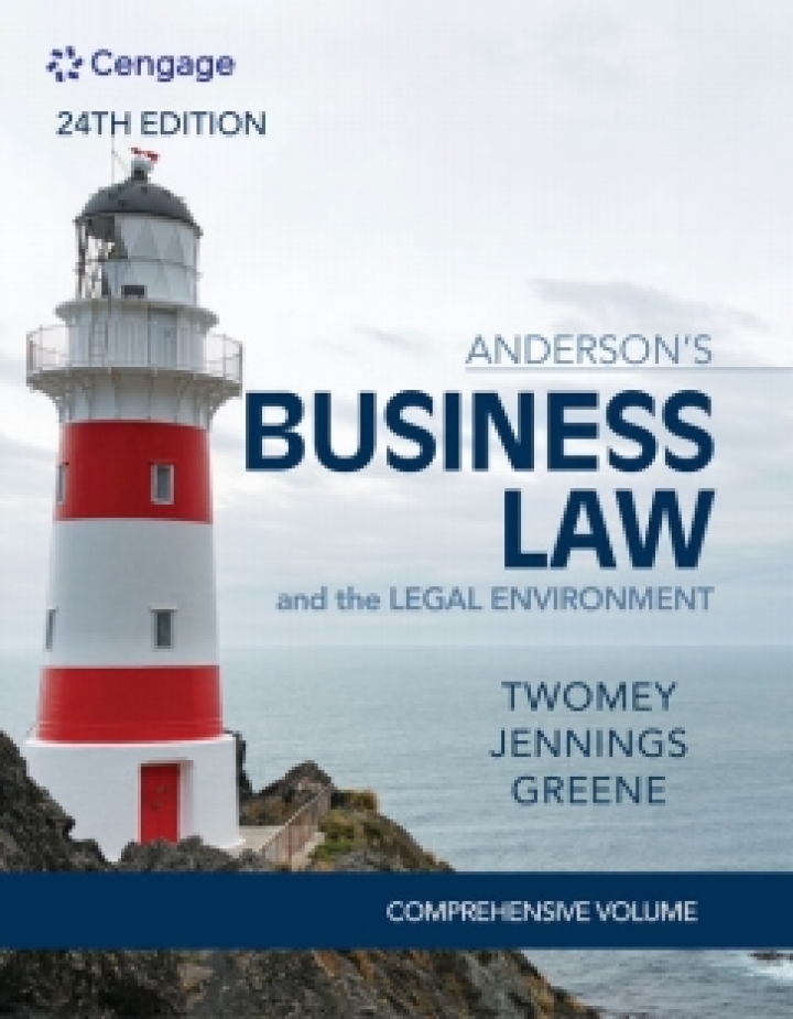 Anderson's Business Law & The Legal Environment