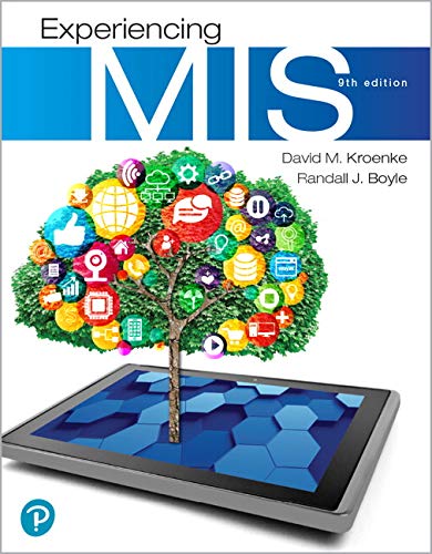 Experiencing MIS 9th Edition
